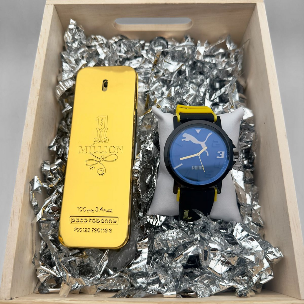 COMBO PUMA RELOJ+PERFUME 3A+CAJA
