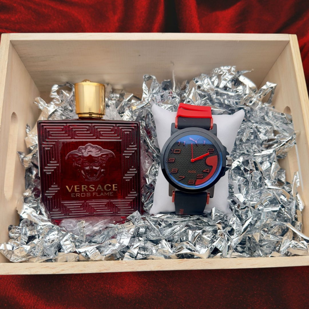 COMBO PUMA R2 RELOJ+PERFUME 3A+CAJA