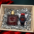 COMBO ADIDAS  RELOJ+PERFUME 3A+CAJA