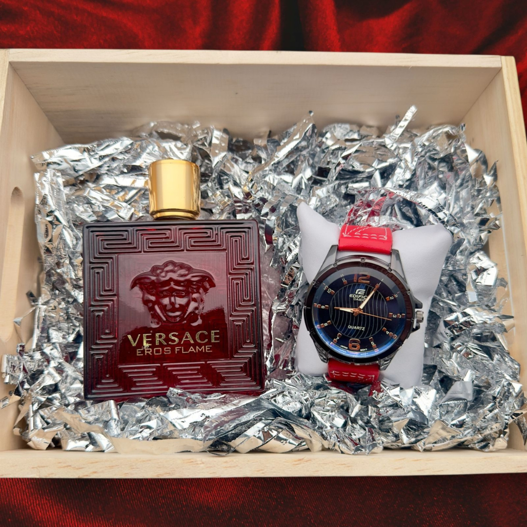 COMBO EDIFICE RELOJ+PERFUME 3A+CAJA