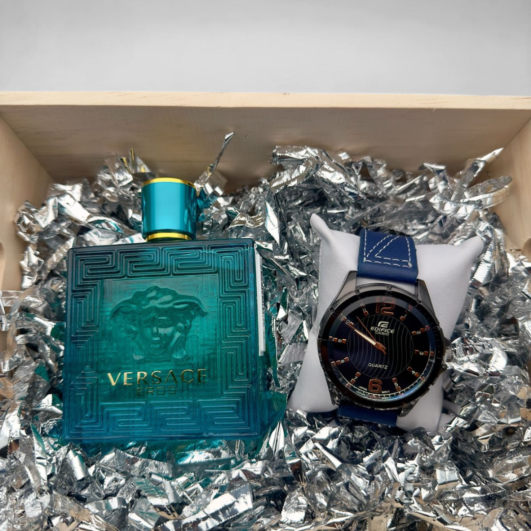 COMBO EDIFICE RELOJ+PERFUME 3A+CAJA