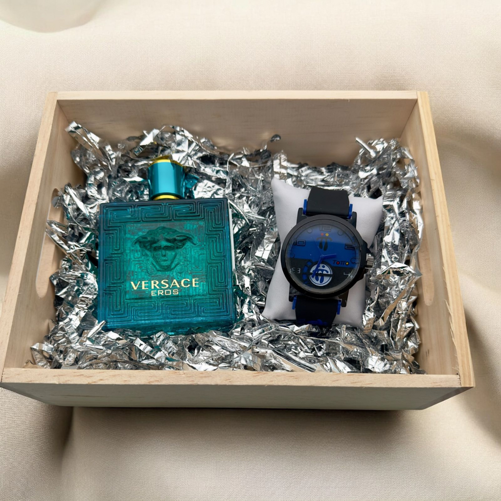 COMBO TOTTO RELOJ+PERFUME 3A+CAJA