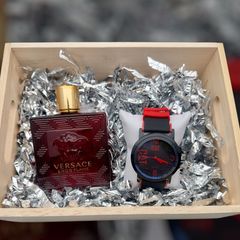 COMBO CAT RELOJ+PERFUME 3A+CAJA