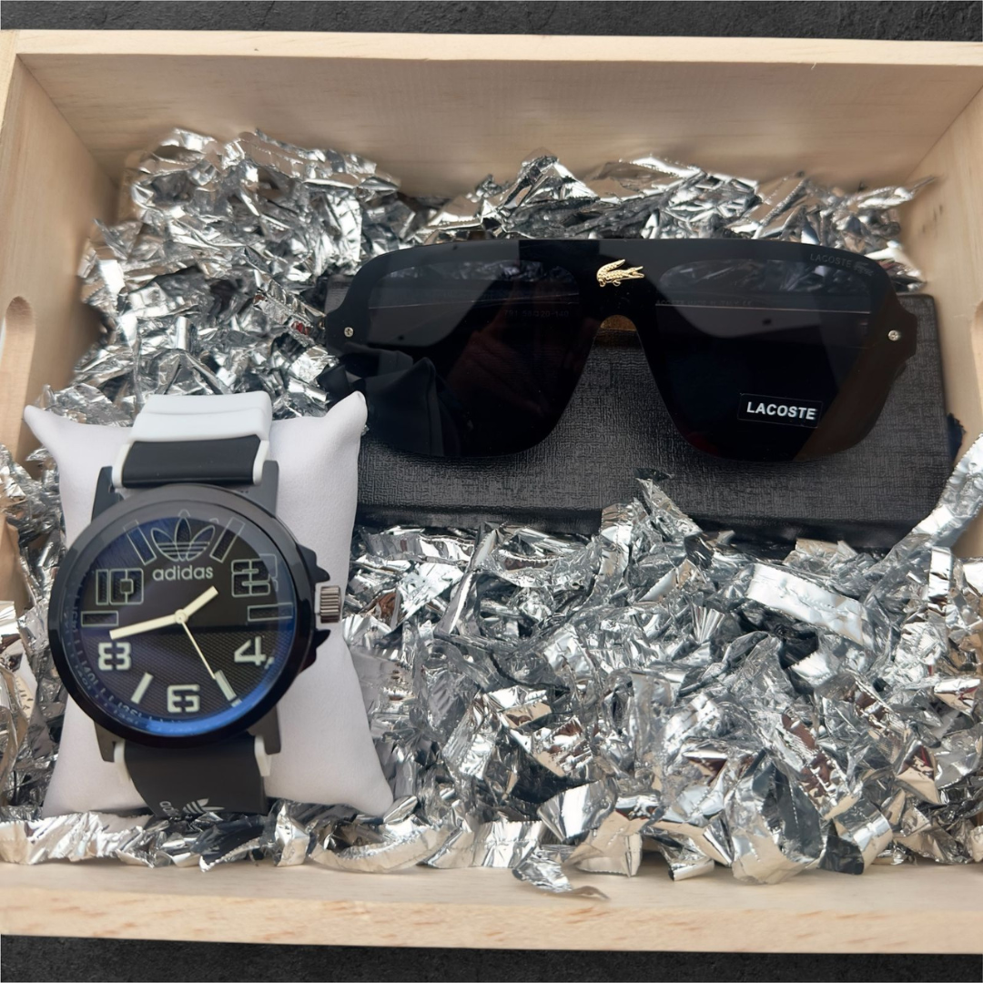 Combo Reloj Goma R2 + Gafas