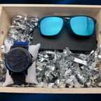 Combo Reloj Goma+ Gafas