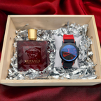 COMBO NIKE RELOJ+PERFUME 3A+CAJA