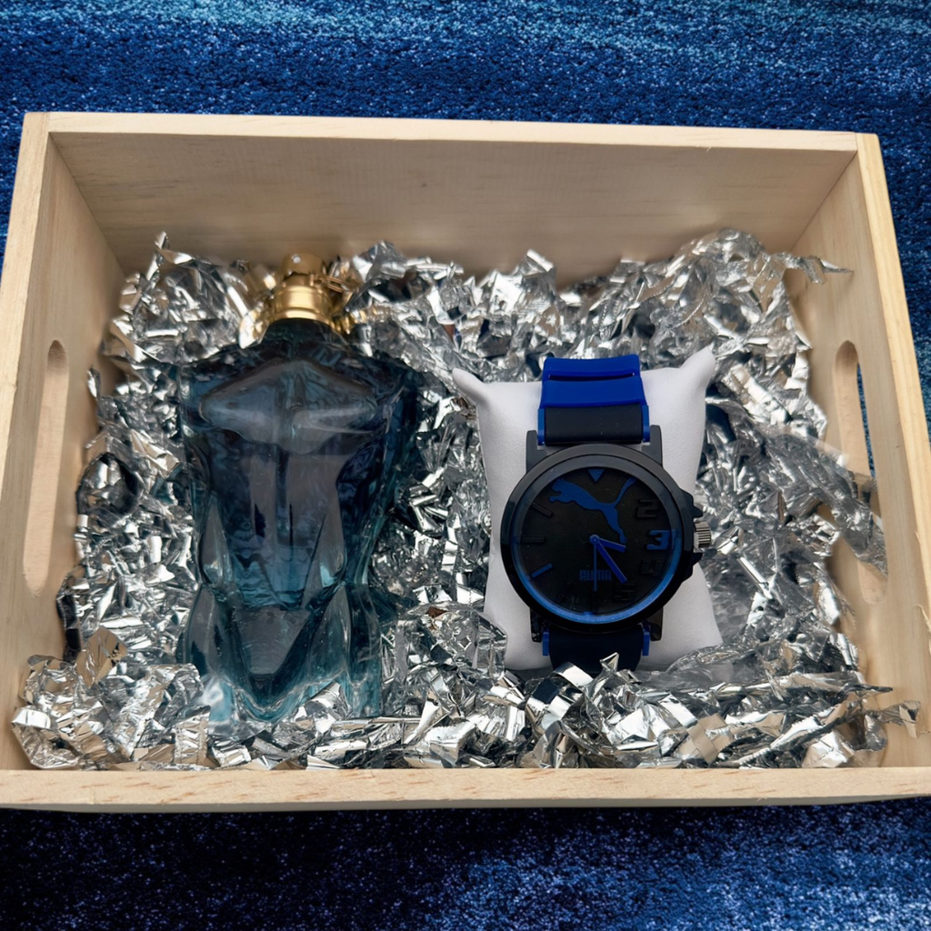 COMBO PUMA RELOJ+PERFUME 3A+CAJA