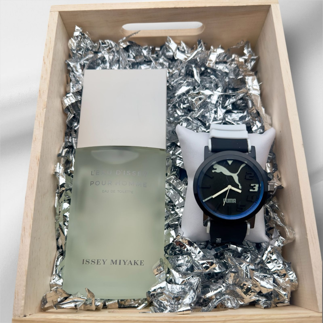 COMBO PUMA RELOJ+PERFUME 3A+CAJA
