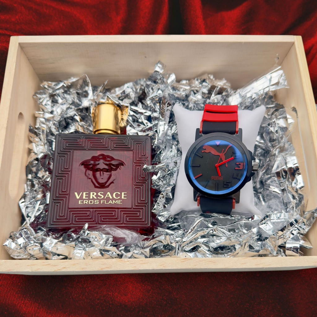 COMBO PUMA RELOJ+PERFUME 3A+CAJA