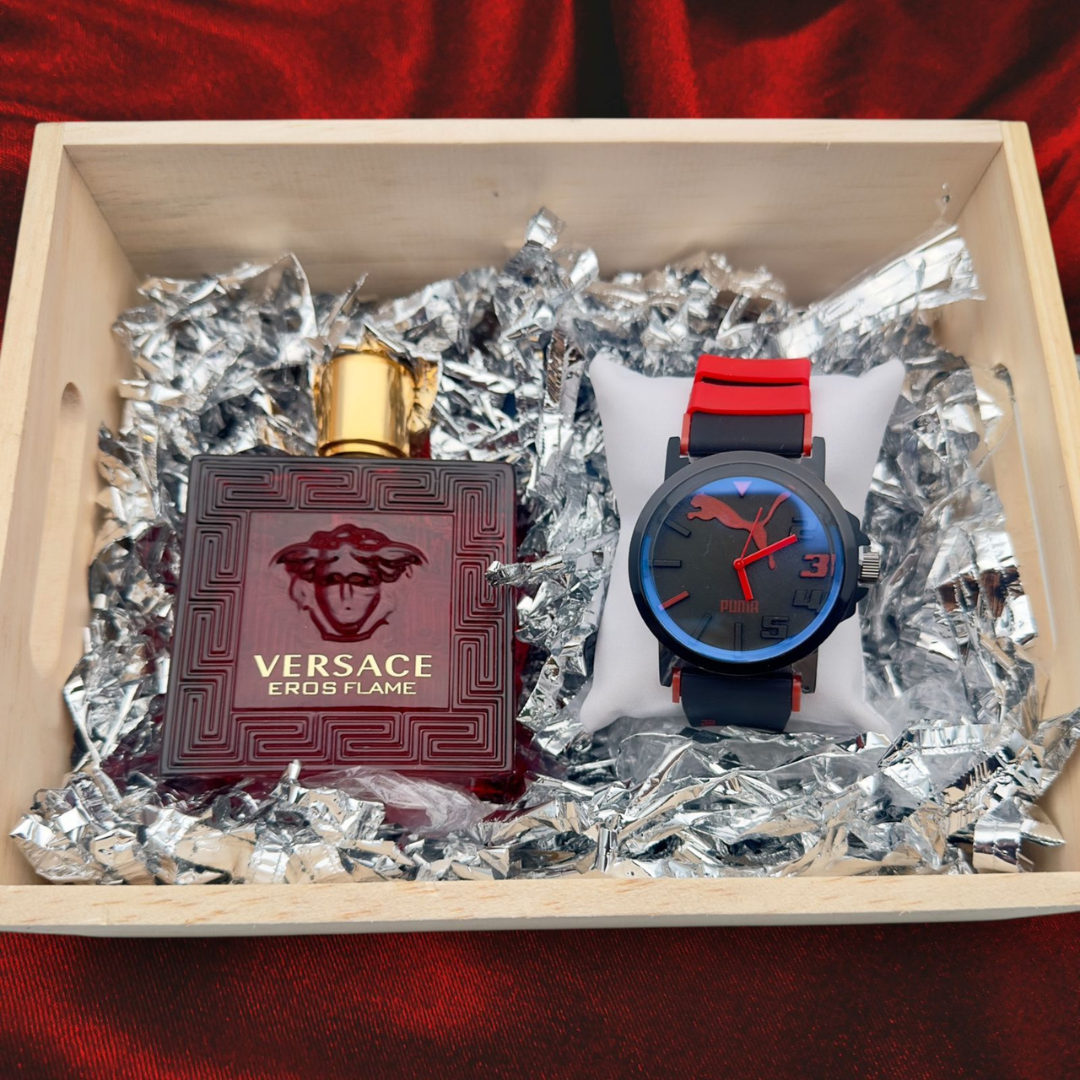 COMBO PUMA RELOJ+PERFUME 3A+CAJA