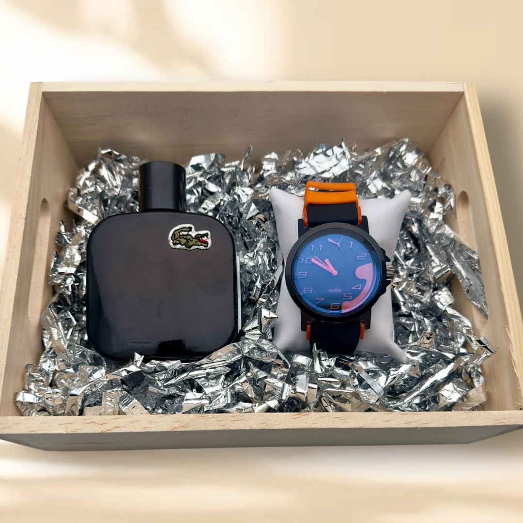 COMBO PUMA R2 RELOJ+PERFUME 3A+CAJA