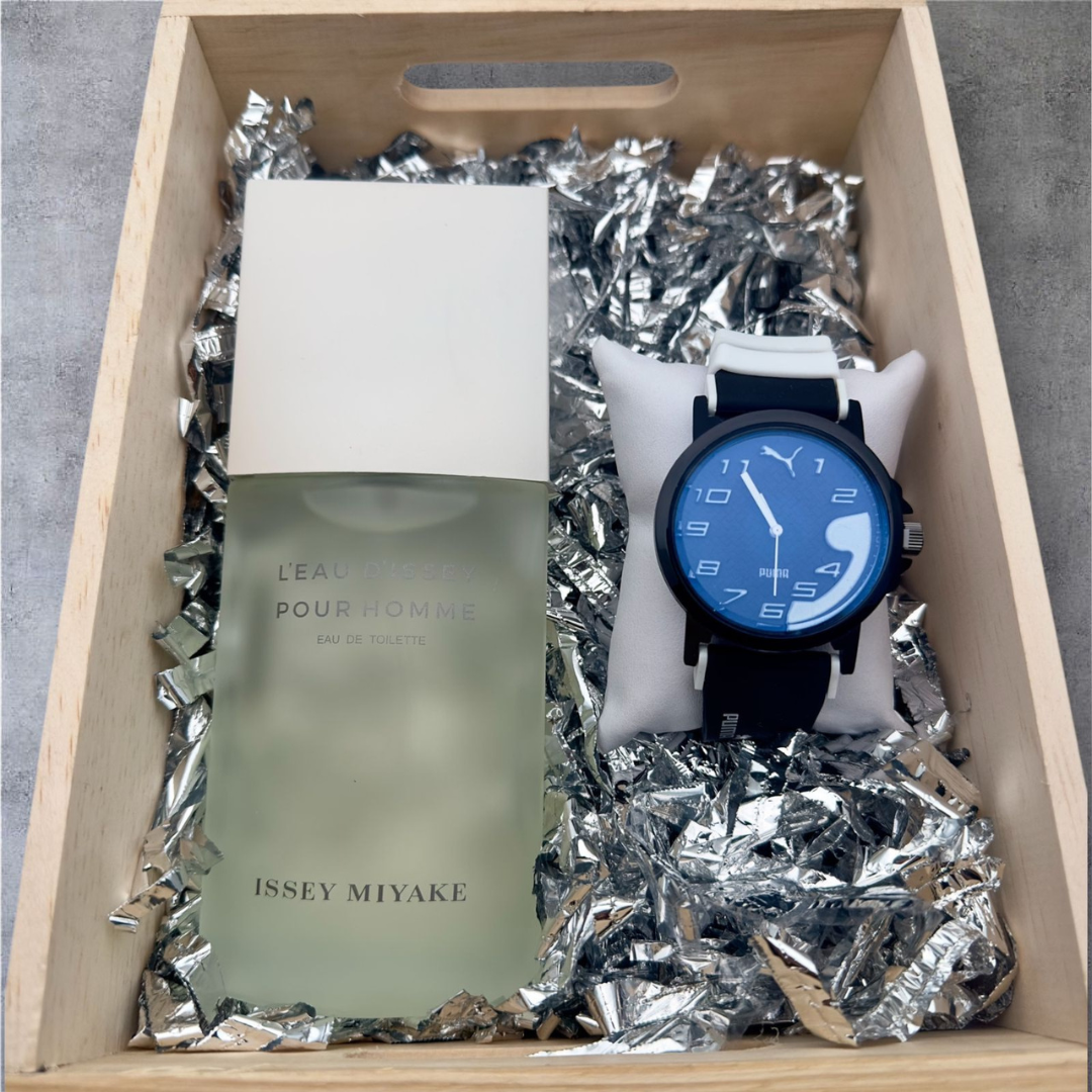 COMBO PUMA R2 RELOJ+PERFUME 3A+CAJA