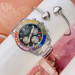 Rolex Daytona Piedras Dama