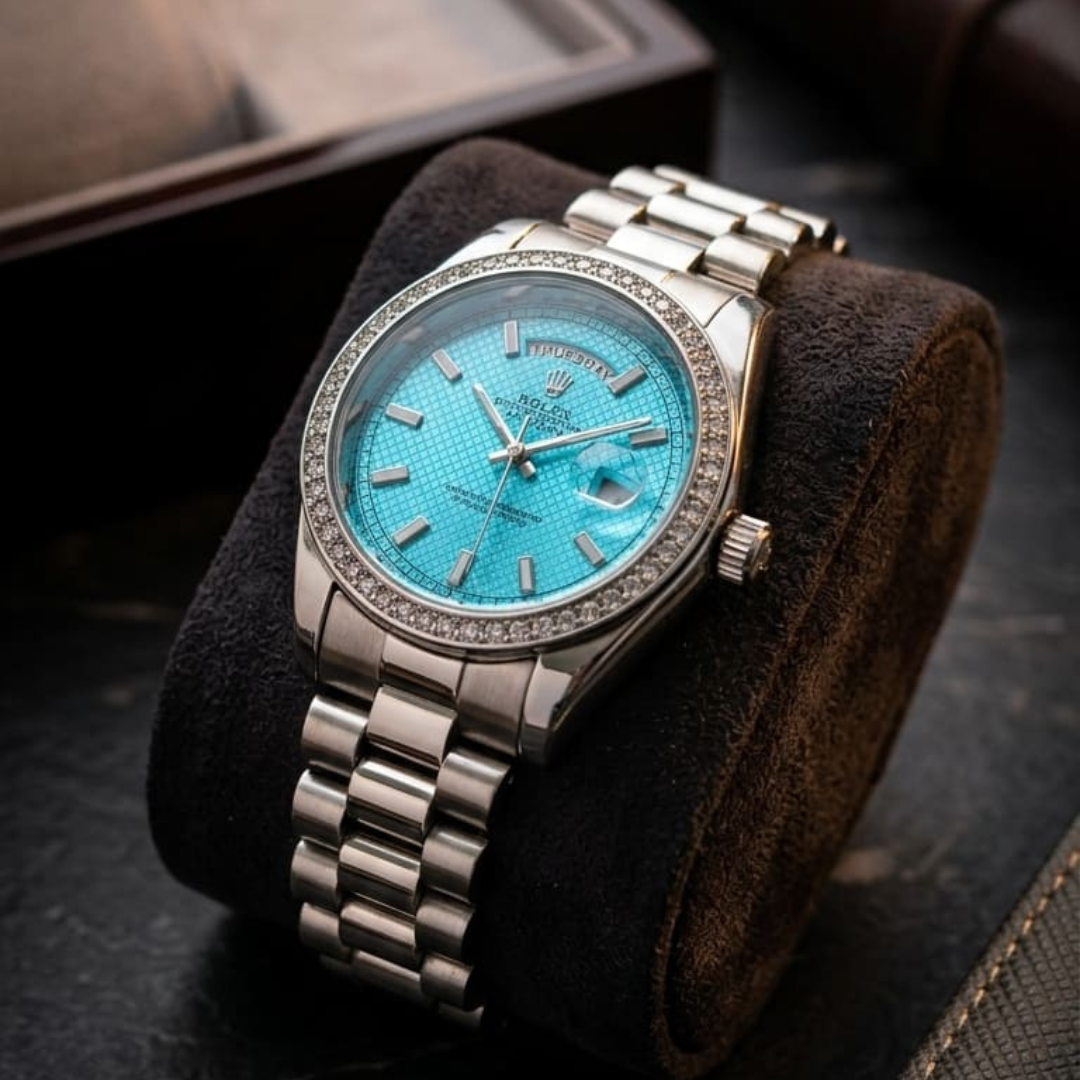 Rolex Day-Date Baguette Semiautomatico Caballero