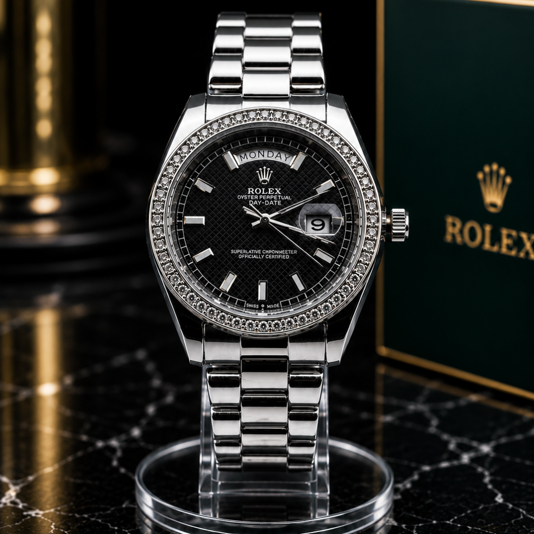 Rolex Day-Date Baguette Semiautomatico Caballero