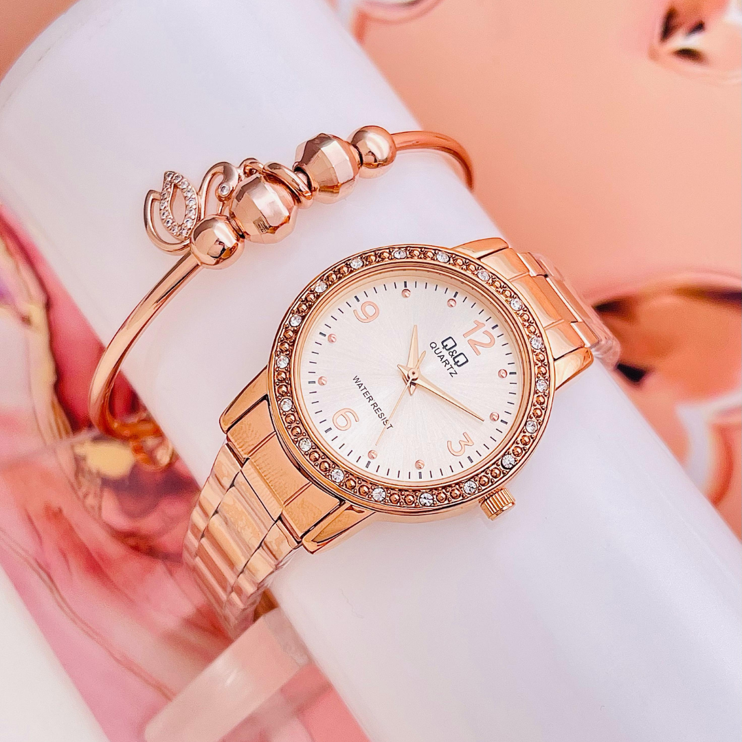 Q&Q Style Yess Lady Piedras