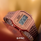 Lady G-Force Retro Pulsó Acero