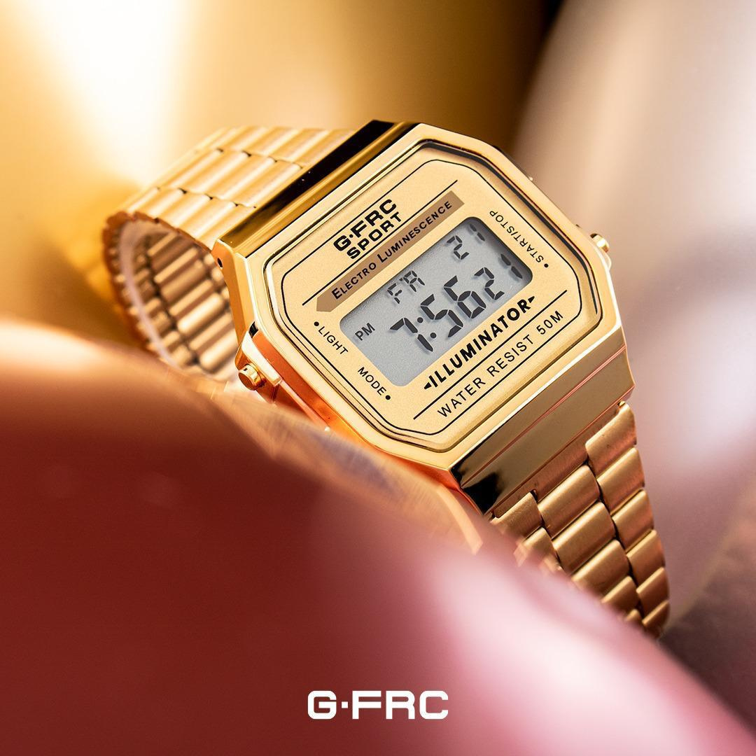 Lady G-Force Retro Pulsó Acero