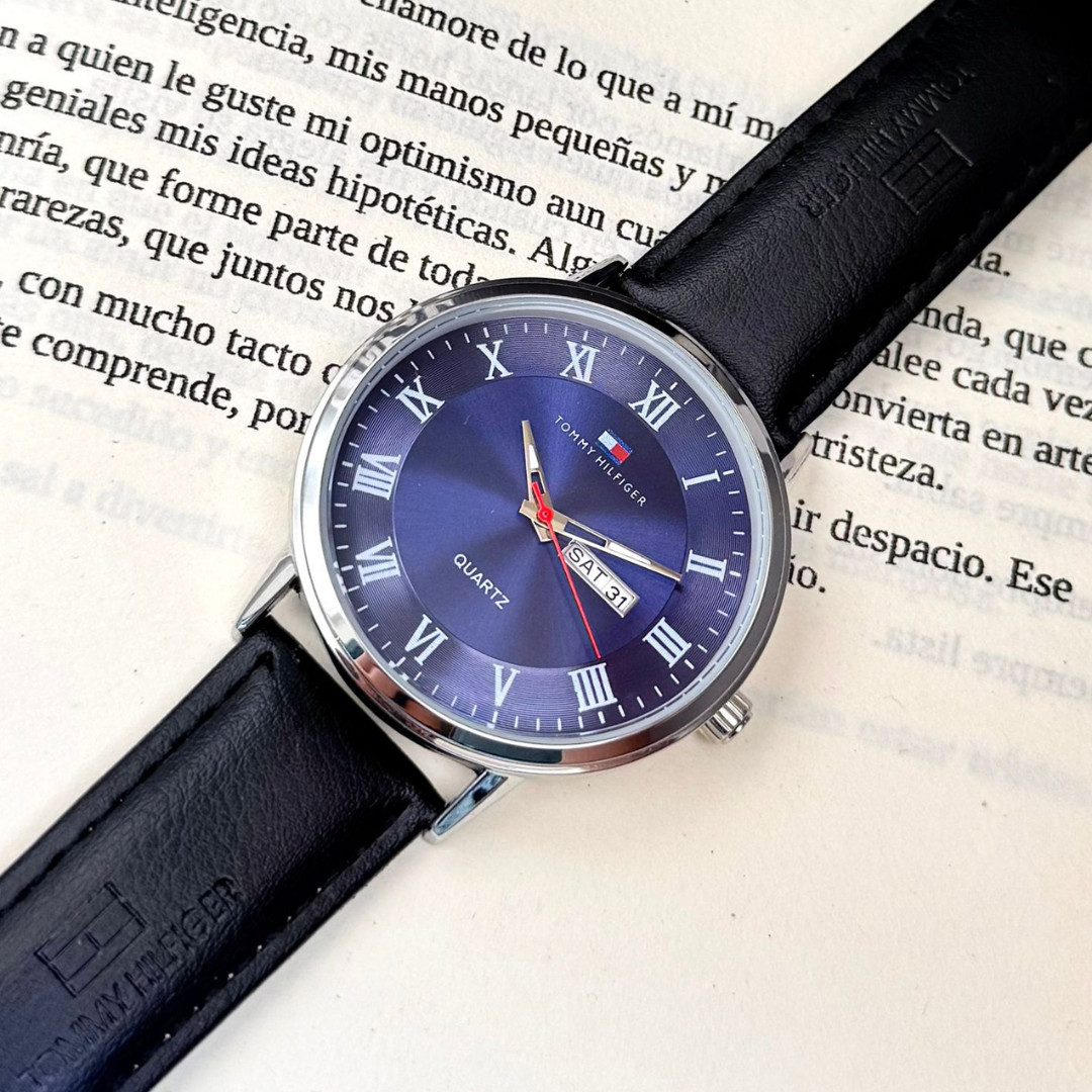 Reloj Tommy Semi Automatico Cuero