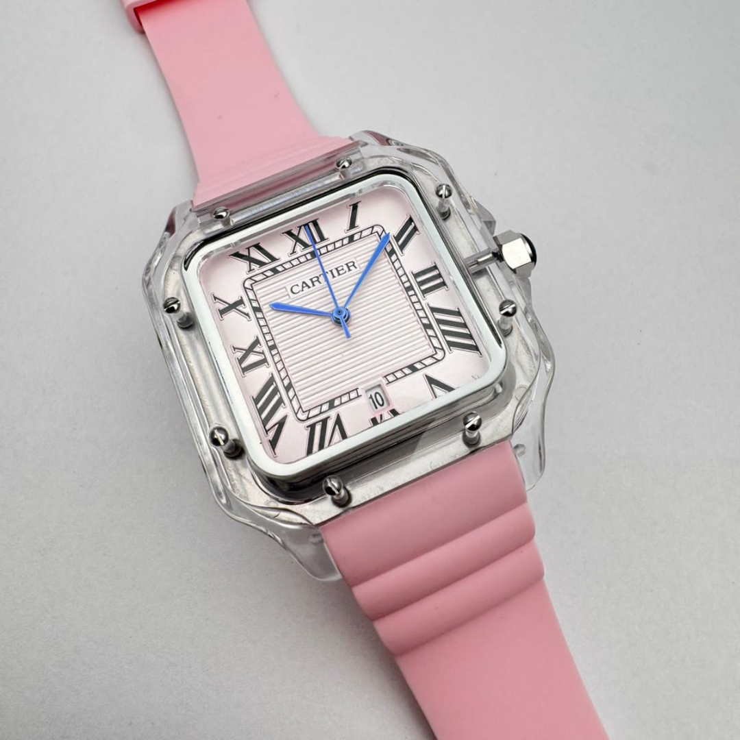 Santos De Cartier transparente