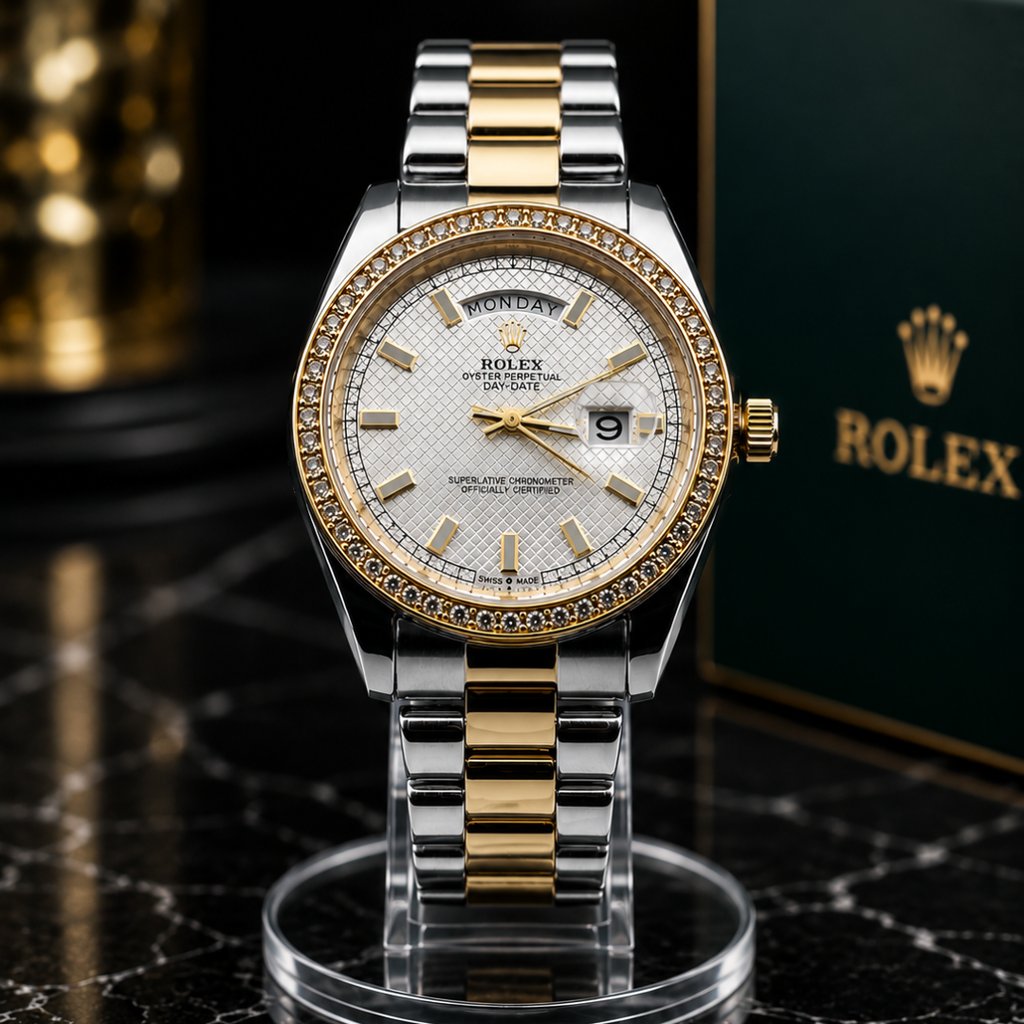 Rolex Day-Date Baguette Semiautomatico