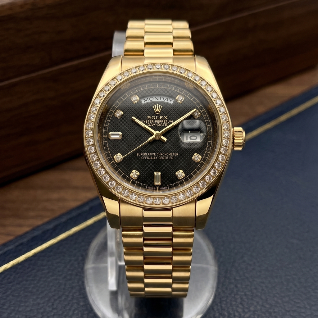 Rolex Day-Date Baguette Semiautomatico